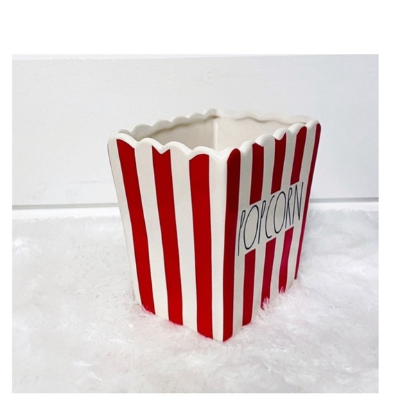 NEW Rae Dunn Popcorn Red Stripped Bucket Bowl 🍿 - Picture 6 of 7